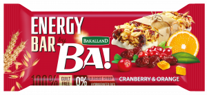 Musli Energy Bar Ba! Cranberry Orange